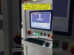 সফট বিয়ারিং হাই-স্পিড মেকানিক্যাল স্পিন্ডল, ইলেক্ট্রিক্যাল স্পিন্ডল ব্যালেন্সিং মেশিন