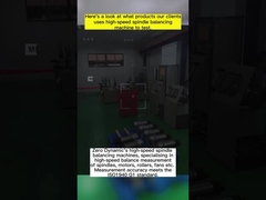 উচ্চ নির্ভুলতা নরম ভারবহন মেশিন টুল spindles, বৈদ্যুতিক spindle ভারসাম্য মেশিন