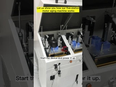 দশ স্টেশন মোটর পক্বতা সরঞ্জাম মোটর পক্বতা টেস্টিং মেশিন